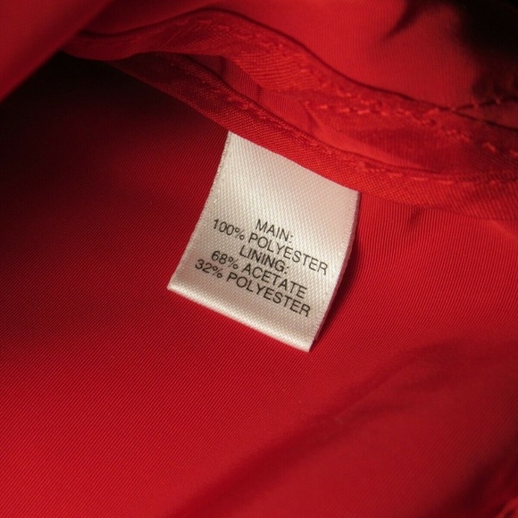 ST. JOHN Red Full Zip Solid Casual Jacket Blazer L - Picture 7 of 8